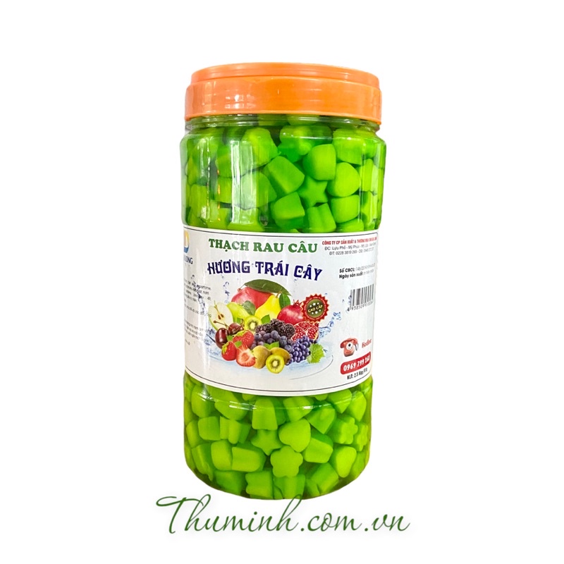 Thạch rau câu hình tim đại long 2.5kg