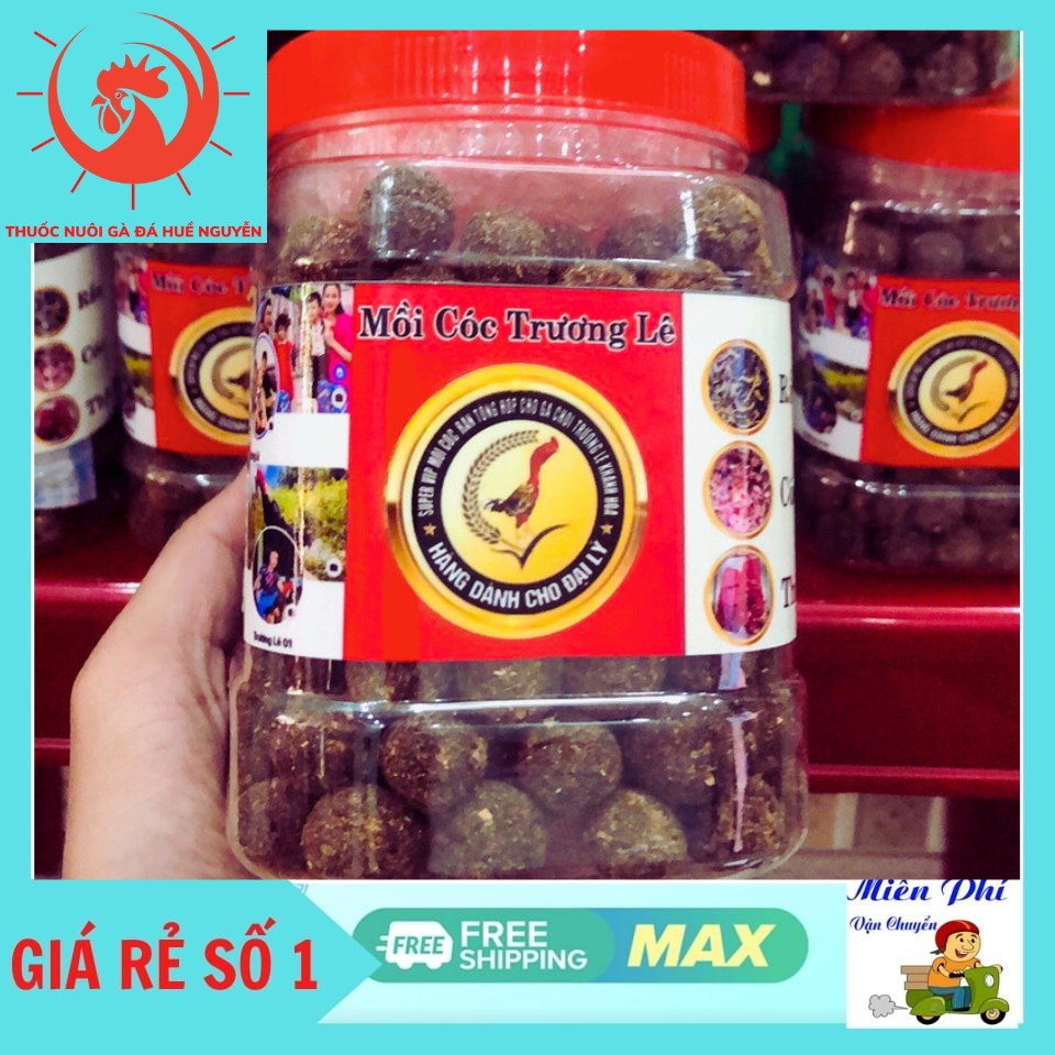 Mồi rắn cóc tổng hợp trương lê cho gà choi 500gam .200 viên.