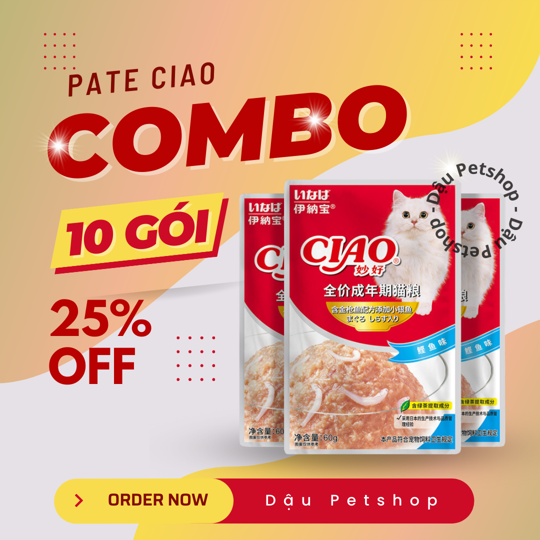 Pate Ciao 60G dành cho mèo