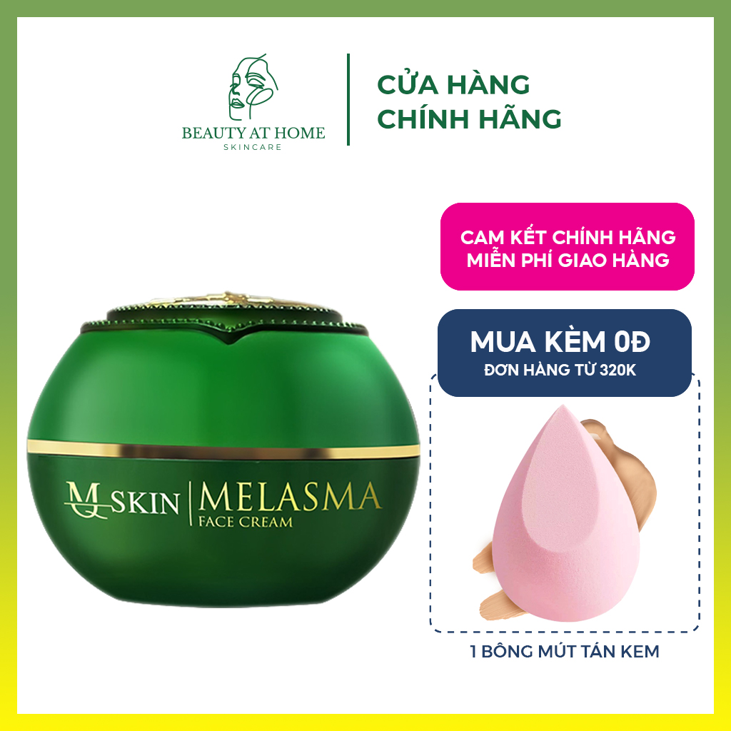 Kem face nám mq skin chính hãng ngăn ngừa nám hiệu quả thẩm thấu nhanh nâng tone da Melasma face - Beauty at home