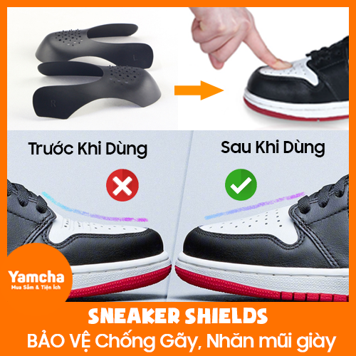 [HCM]Bộ 2 Miếng Đệm Chống Nhăn Gãy Mũi Giày - Sneaker Shields