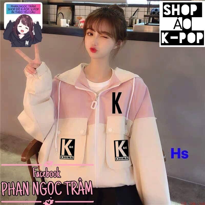 Áo khoác kaki K&K CHINA trong phim cá mực hầm mật phối màu mũ tai thỏ