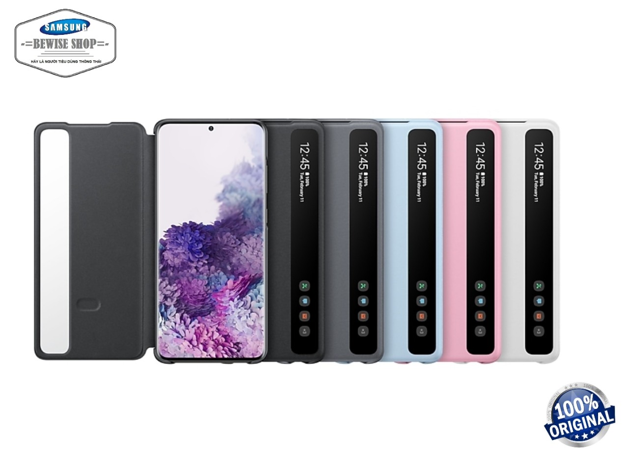 Bao da clear view samsung galaxy s20 ultra / s20 plus / galaxy s20 - chính hãng nguyên seal
