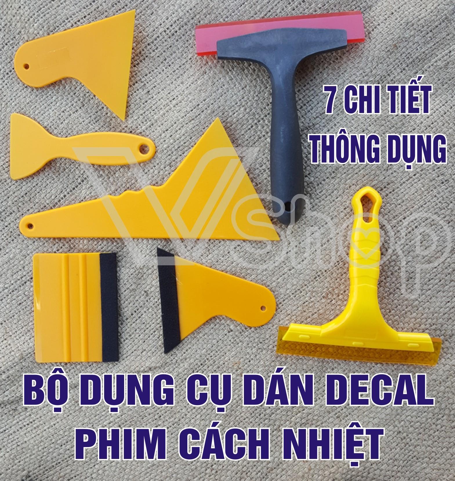 Bộ Dụng Cụ Dán Kính Dán Decal Xe Máy, Dán Phim Cách Nhiệt Kính Ôtô, Chất Liệu Nhựa Dẻo Tốt Giúp Tối Ưu Hóa Việc Gạt Bỏ Nước để Decal Bám Chắc