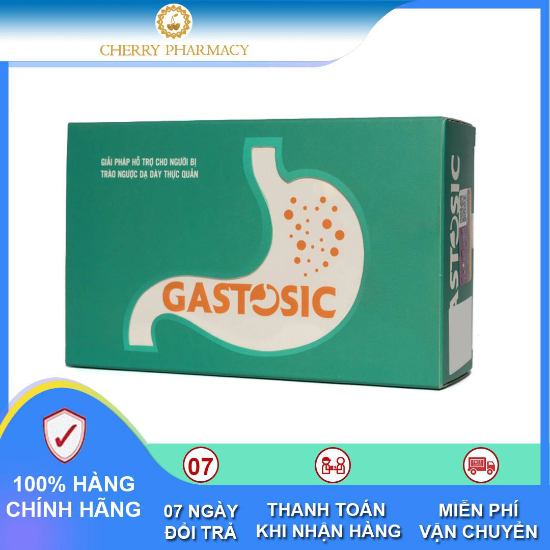 Viên Uống Gastosic hỗ trợ tình trạng viêm loét dạ dày hộp 30 viên