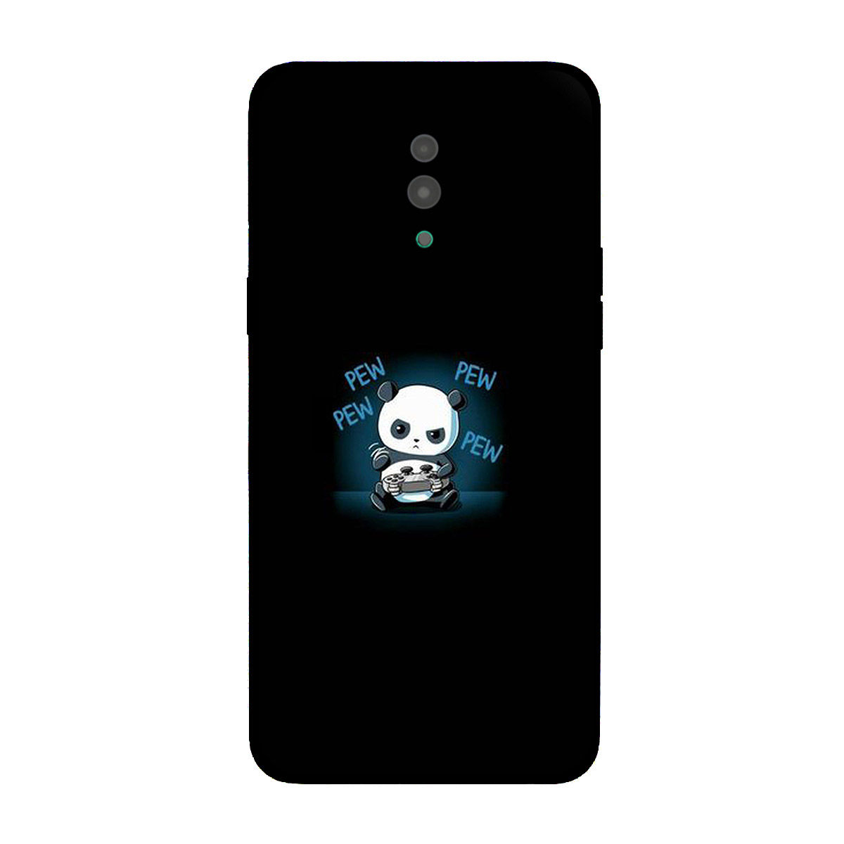 Ốp lưng dành cho điện thoại Oppo Reno in họa tiết Gấu trúc chơi game Pew pew