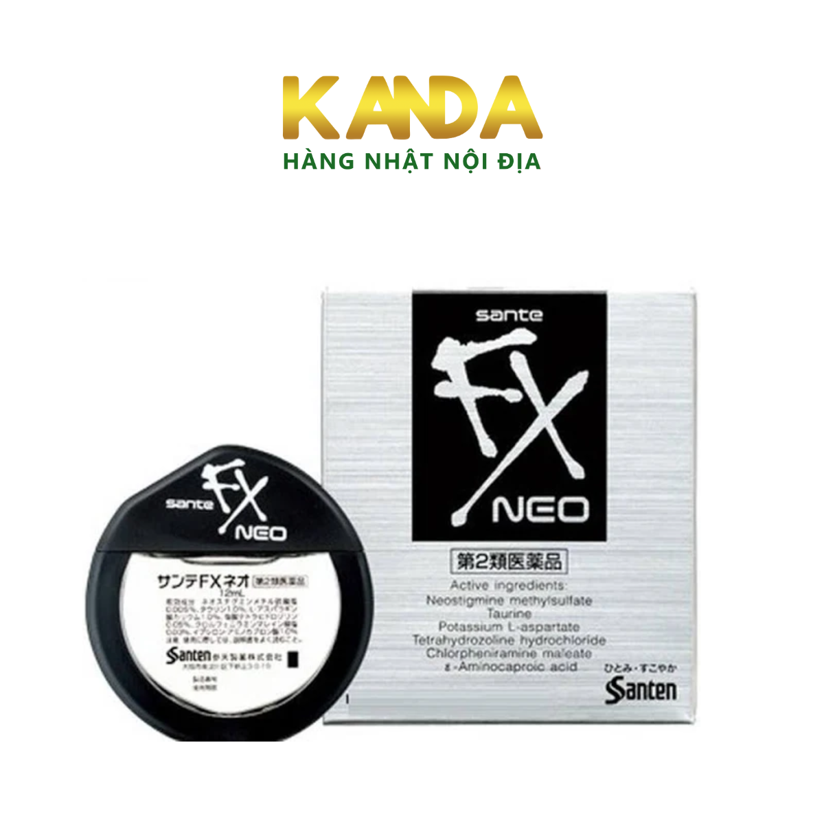Nước nhỏ mắt fx neo bạc nhật bản lọ 12ml
