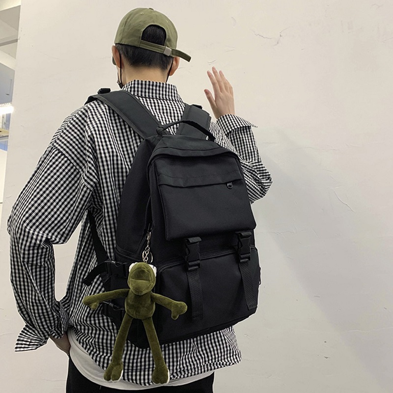 Balo Unisex nam nữ - vải xịn chống nước 100% - nhiều ngăn chi tiết tiện dụng(2 khoá ) - có ngăn đựng laptop