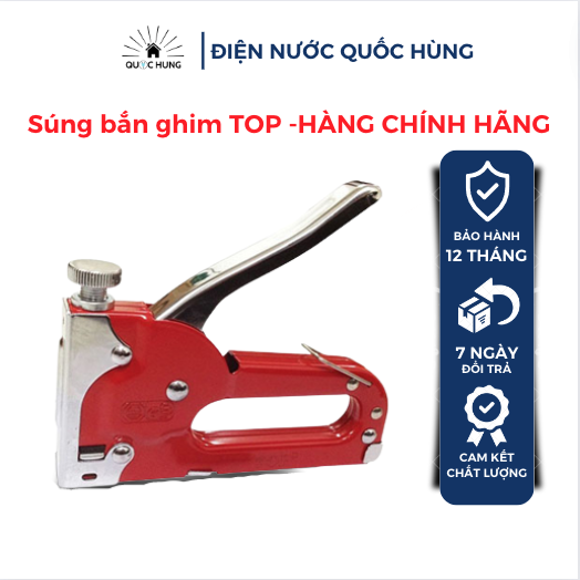 Kìm bấm đinh ghim,kìm bấm gỗ có điều chỉnh tăng lực TOP - Điện Nước Quốc Hùng