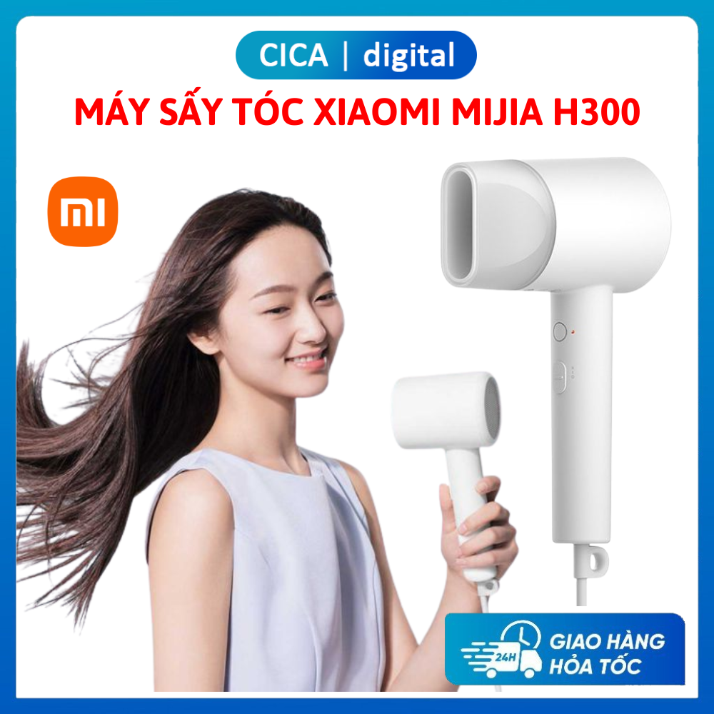  Máy Sấy Tóc Xiaomi Mijia H300 - Công Nghệ Ion Âm Giúp Bảo Vệ Tóc Công Suất 1600W Làm Khô Nhanh Bảo Hành 12 Tháng 