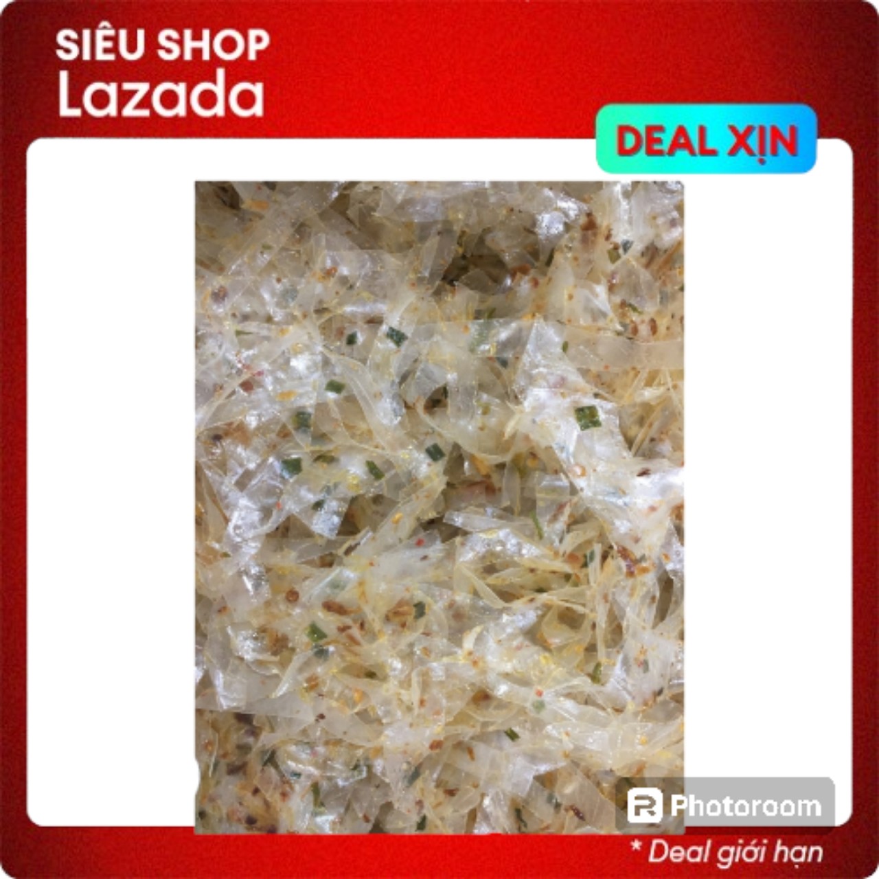 bánh tráng sợi hành tỏi ( ăn chay )