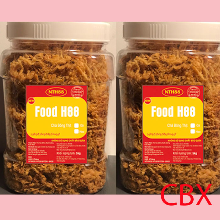 1Kg chà bông xù đóng 2 hũ