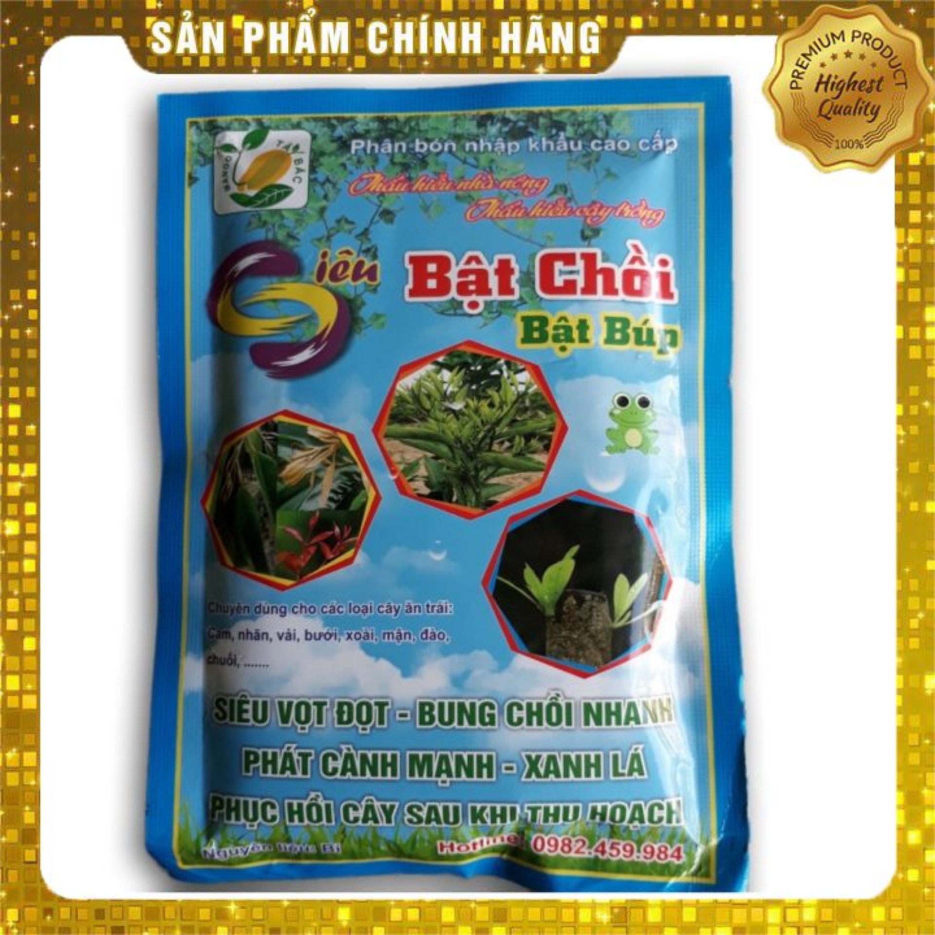 Combo 5 gói Phân bón lá Siêu Bật Chồi, Bật Búp mango (20g) Siêu vọ đọt, Bung chồi nhanh, Phát cành mạnh