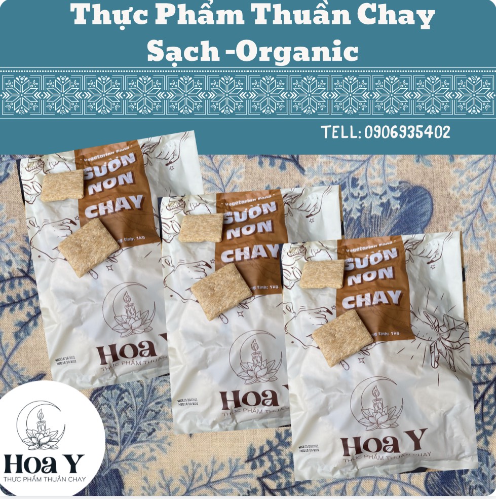 Sườn non chay hoa y bịch 1kg