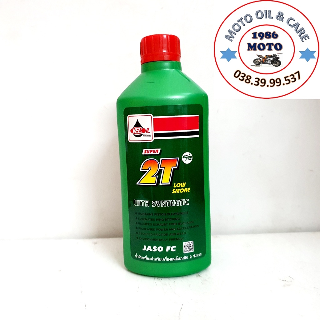 [Mã LIFEXANH03 giảm 10 đơn 500K] Nhớt siêu thơm 2T hàng chuẩn Thái Lan Nhớt xe máy 2 thì VELOIL