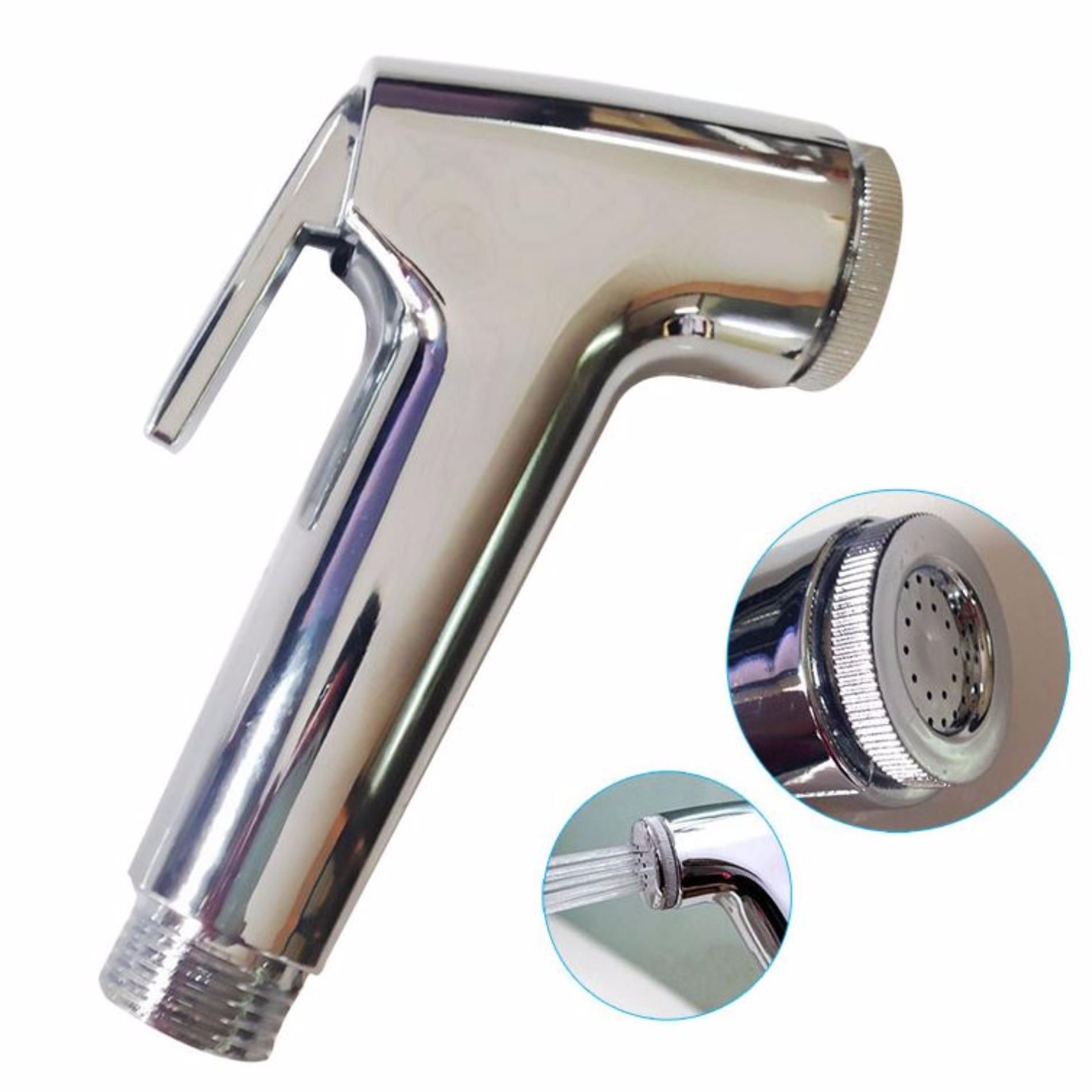 Đầu Vòi Xịt Vệ Sinh Xịt Bồn Cầu KHÔNG DÂY BAO KHÔNG HAN GỈ XỊT XI CÒ XI tia nước to mạnh lớp xi dày 3 lớp sáng bóng