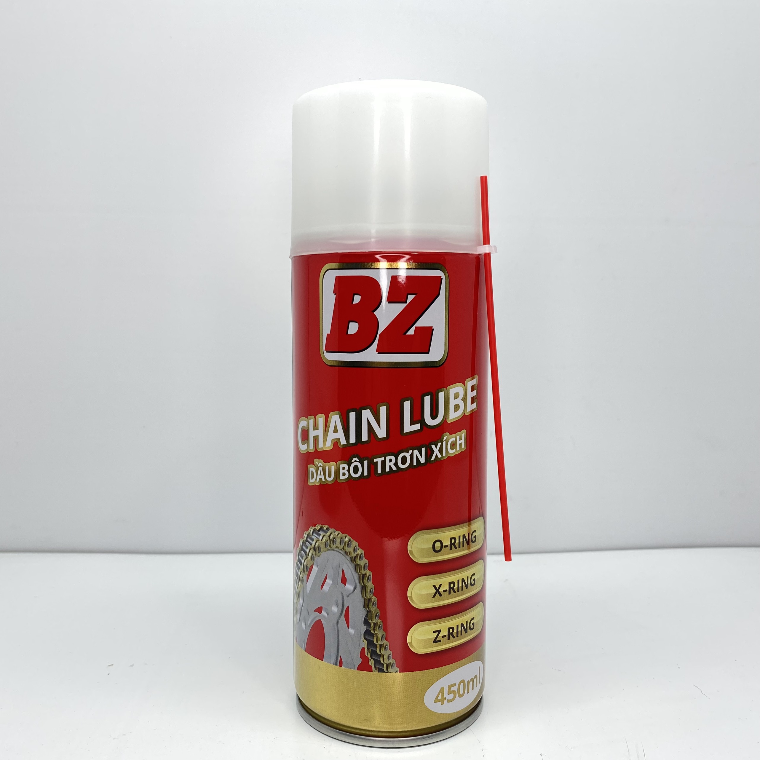 XỊT DƯỠNG SÊN BZ, BÔI TRƠN SÊN XÍCH BZ CHAIN LUBE - BÁM DÍNH DẠNG TƠ NHỆN