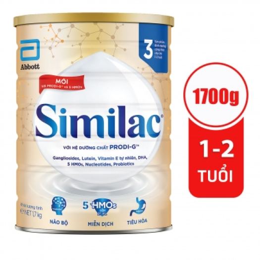 Sữa bột similac 3 hmo 1.7kg