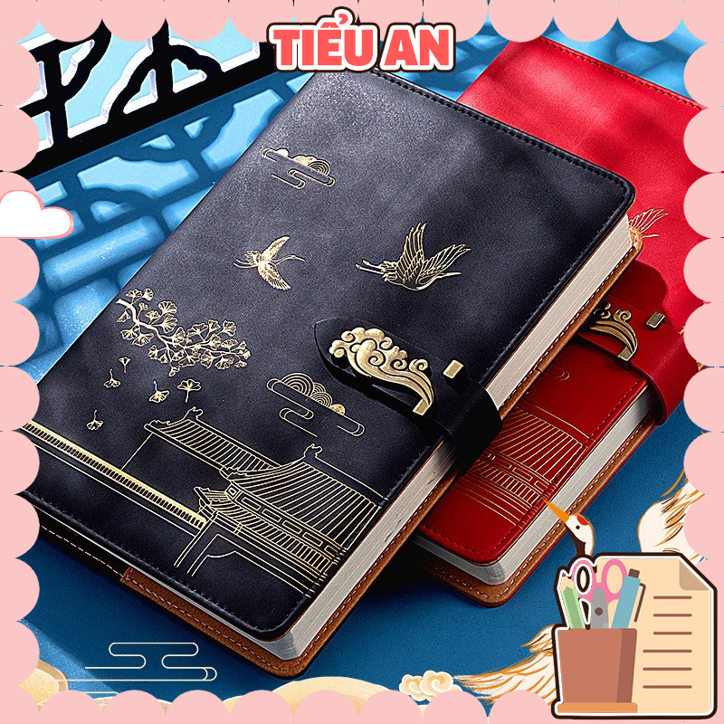 Sổ tay a5/b5 bìa da cao cấp - 60 tờ - keep on going