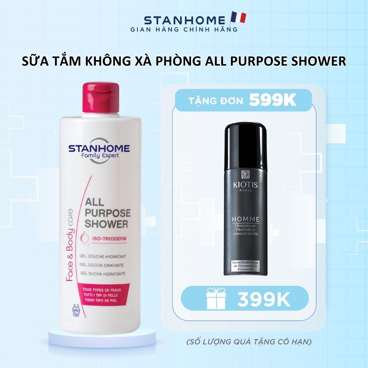 Stanhome all purpose shower gel 2 in 1 shower gel no soap suitable for all