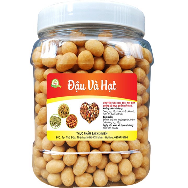 Đậu phộng da cá nước cốt dừa hũ 500gram
