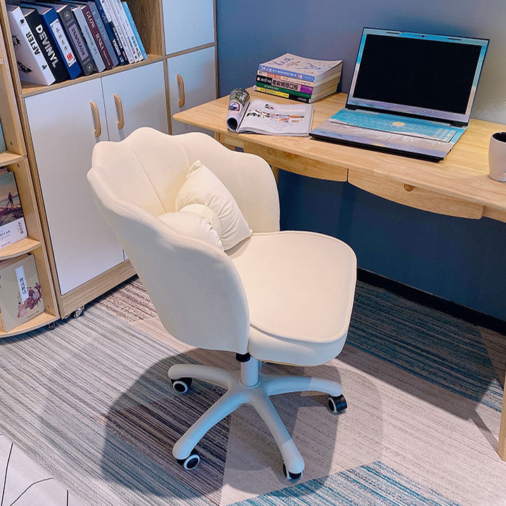 [Tặng gối] Ghế Nơ Trang Điểm Makeup Xoay, Ghế Nữ Phòng Ngủ Cao Cấp - Thư Giãn, Ghế Làm Việc Học Tập Bắc Âu sang trọng êm ái, thoải mái khi ngồi giảm áp lực lên hông và cột sống mạnh mẽ với khả năng chịu lực cao