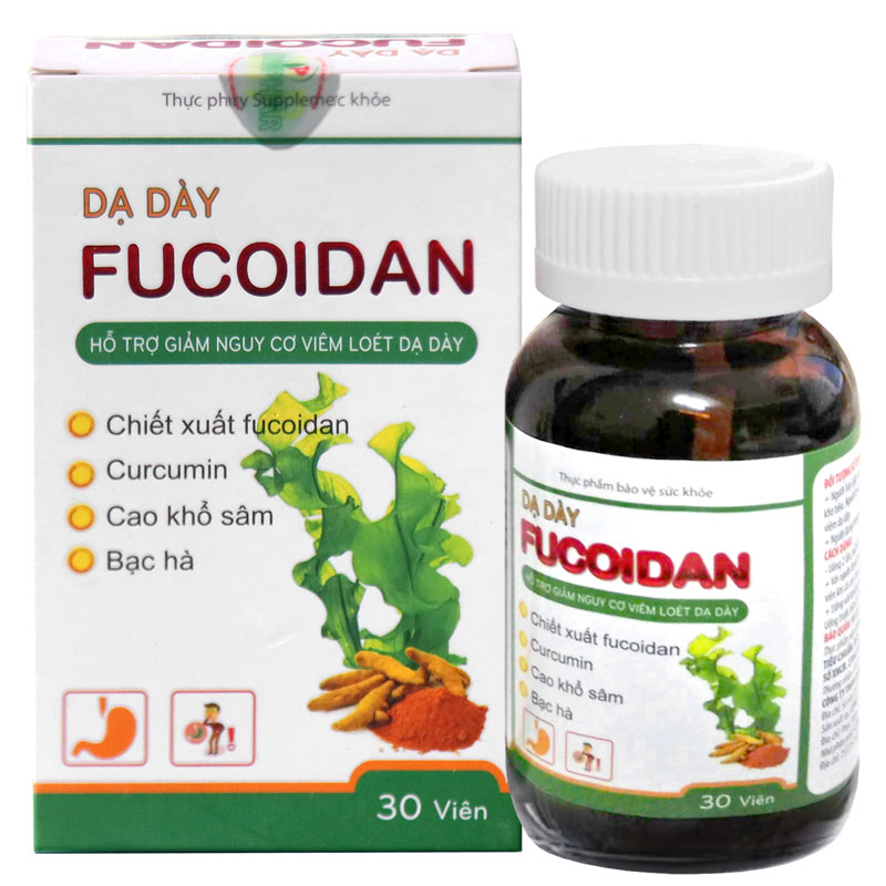 Dạ dày Fucoidan - hỗ trợ làm liền vết loét