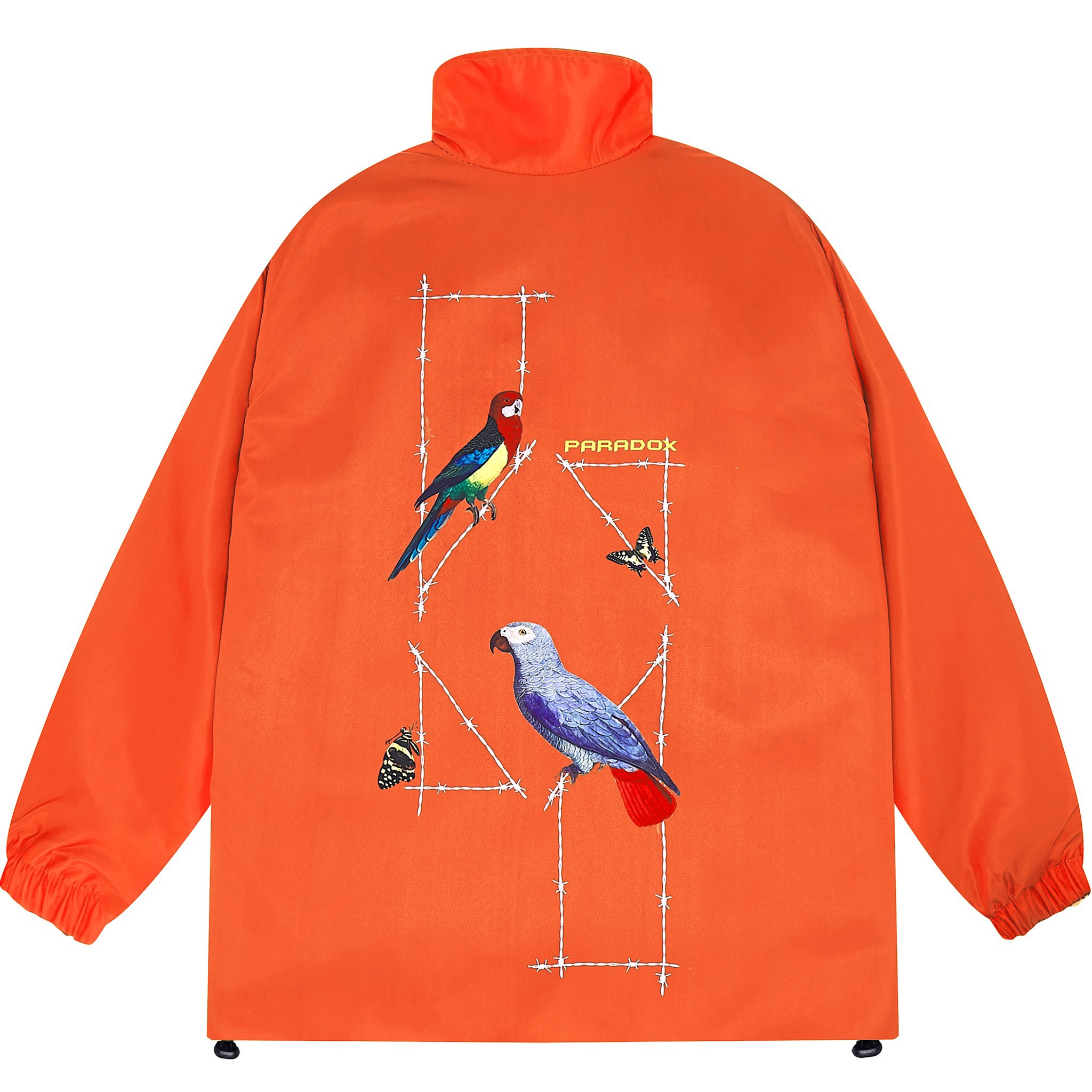 PARADOX Áo khoác dù dây kéo  PARROT LOGO ZIP OVERPRINTED JACKET