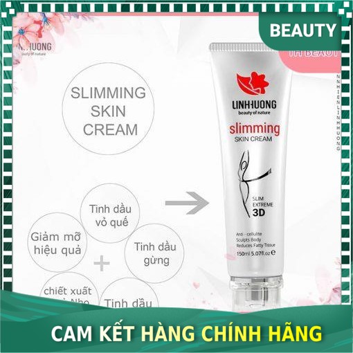 Gel tan mỡ bụng Linh Hương, tan mỡ chiết xuất gừng, quế