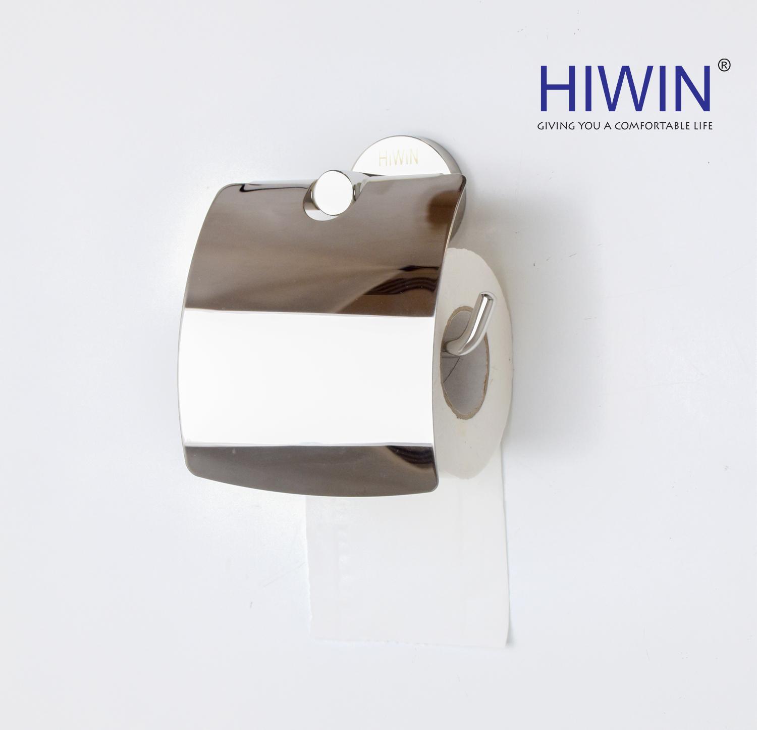 Hộp đựng giấy vệ sinh Hiwin Y5034 Inox 304 chống gỉ ưu việt Mạ gương