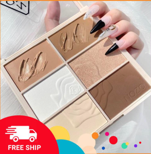 Bảng phấn khối/phấn má 2 trong 1 nozo siêu hot
