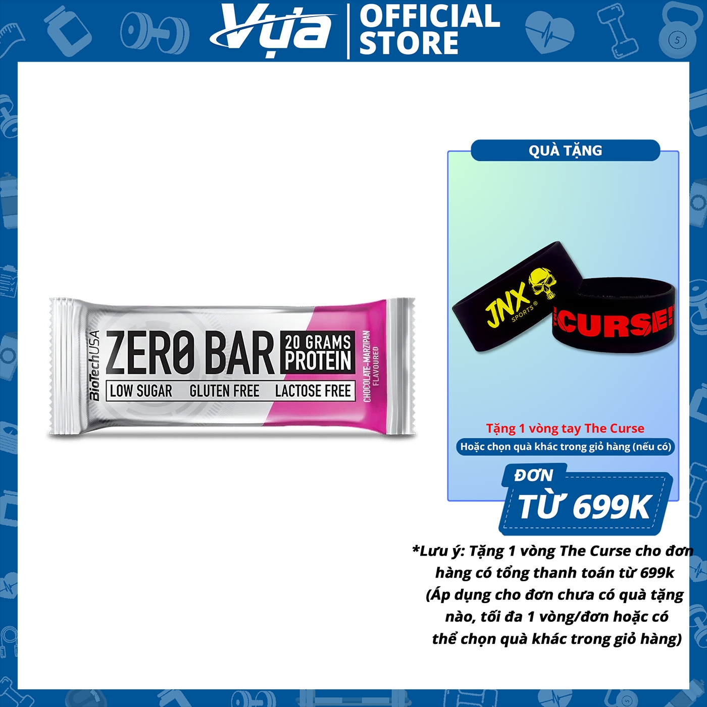 Bánh Ăn Kiêng BioTechUSA - Zero Bar - Hỗ Trợ Giảm Cân Hiệu Quả, Cung Cấp Protein Chính Hãng