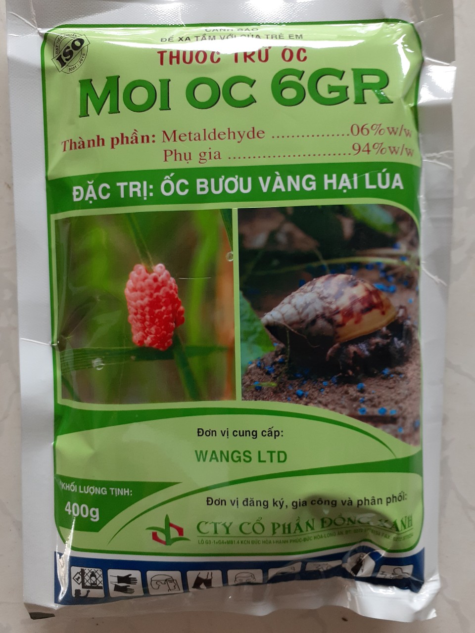 Thuốc trừ ốc MOI OC 6GR - Gói 400gr