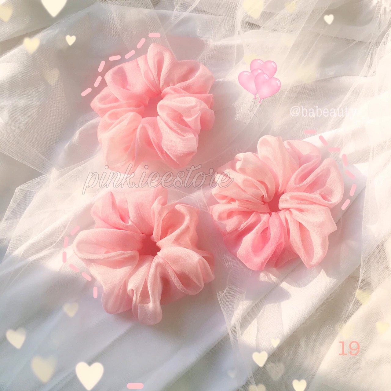 Scrunchies von tơ siêu iu - cột tóc hottrend