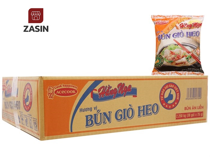 Gía sỉ 1 thùng bún giò heo hằng nga