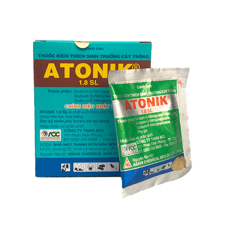 Thuốc kích thích sinh trưởng cây trồng atonik 1.8 SL ( 1 gói ) - kích dễ, sinh trưởng mạnh, giúp cây trồng khỏe mạnh phát triển tốt