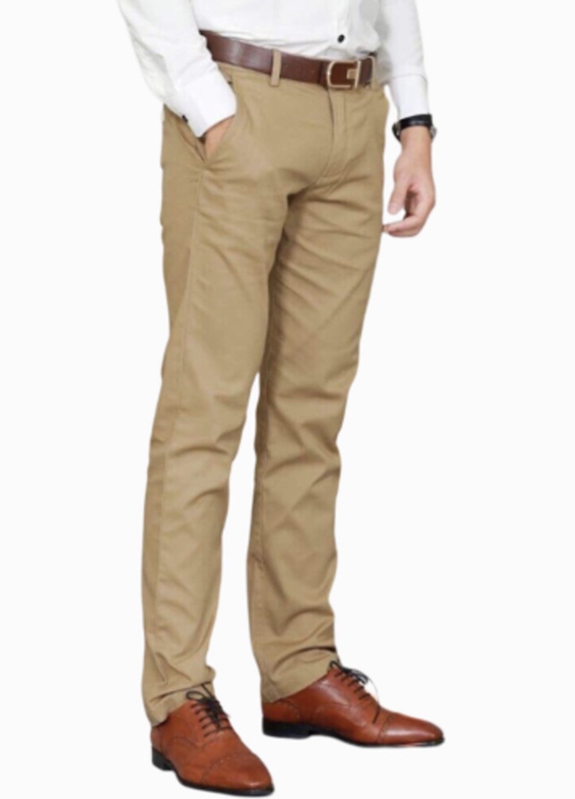 [HCM]Quần Dài KaKi Nam Trung NIên Ống Rộng Cao Cấp Phom Quần Chuẩn - Ống Suông Mẫu Trơn Điểm Nhấn Túi Phía Sau Form Rộng