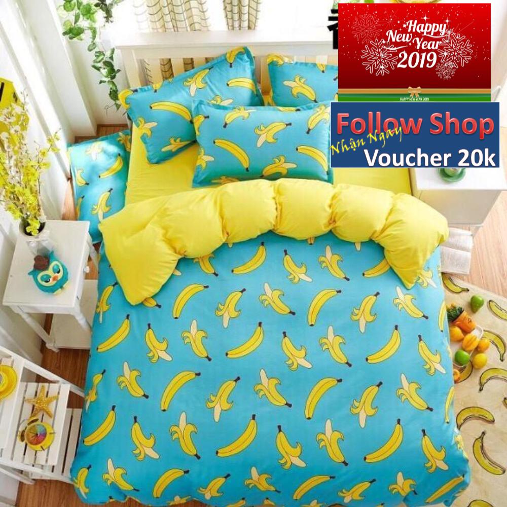 Bộ chăn ga gối 4 món siêu rẻ