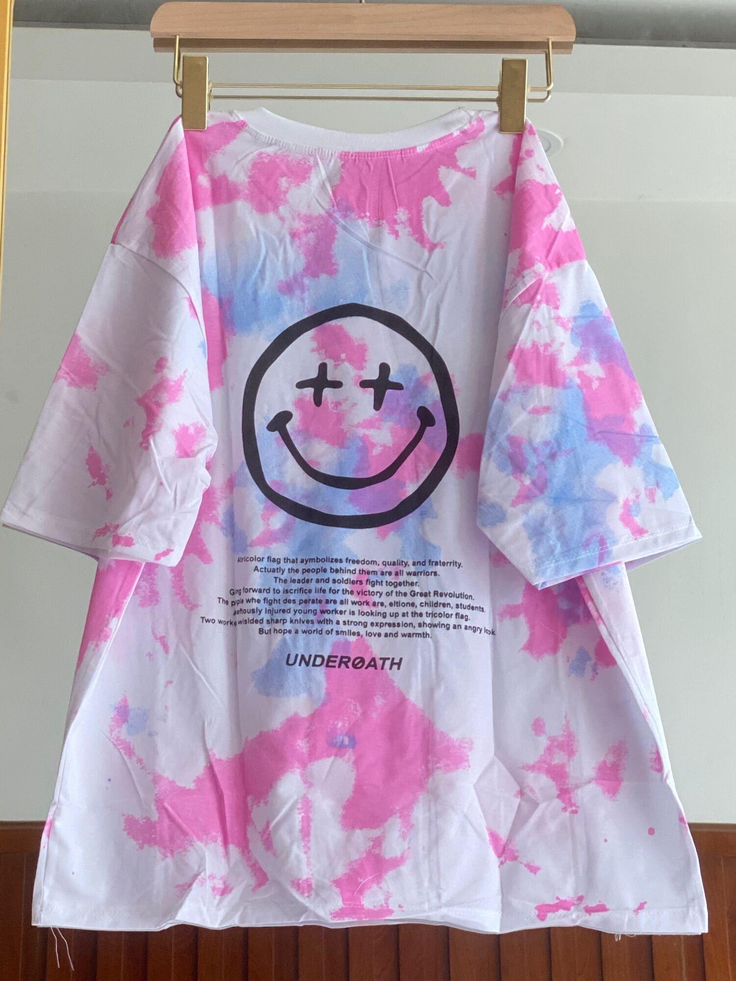 ☀️Áo Thun 3158 Loan Màu Smile Hồng