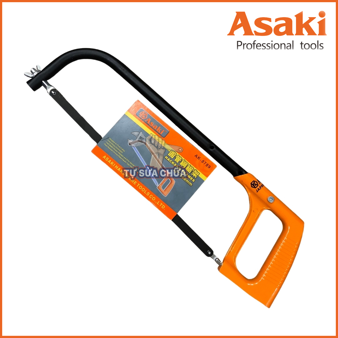 Cưa sắt cầm tay Asaki AK-8789 300mm-12"- Cưa tay chuyên cưa kim loại chính hãng cao cấp