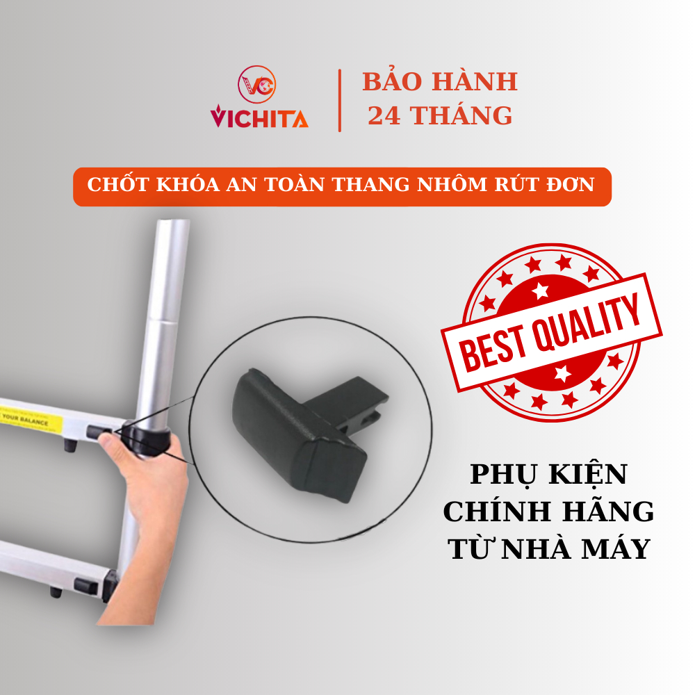 Nút khoá thang nhôm rút - chốt khóa thang nhôm rút - phụ kiện thang nhôm rút ( giá 1 cái )