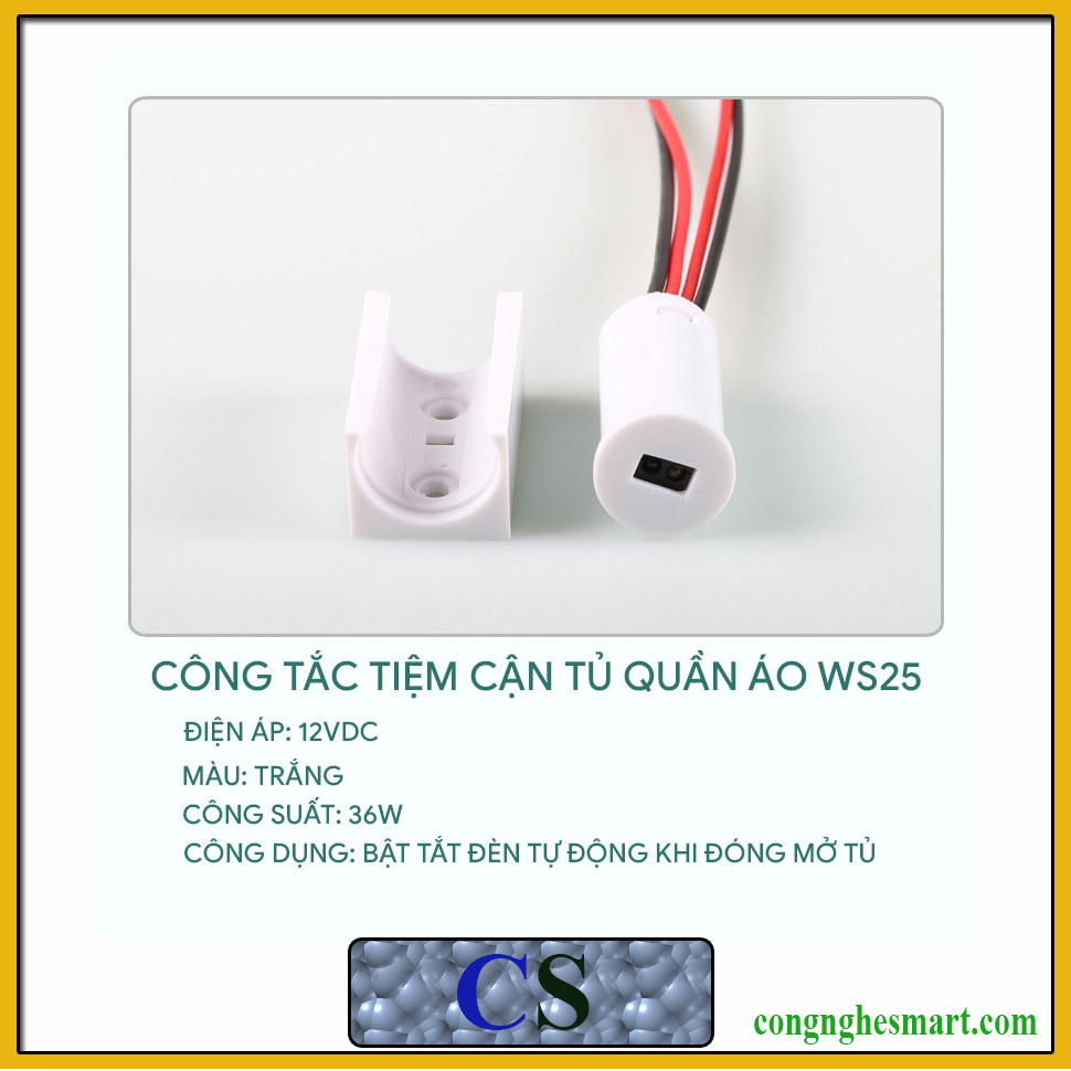 Công tắc cảm biến tủ quần áo WS25