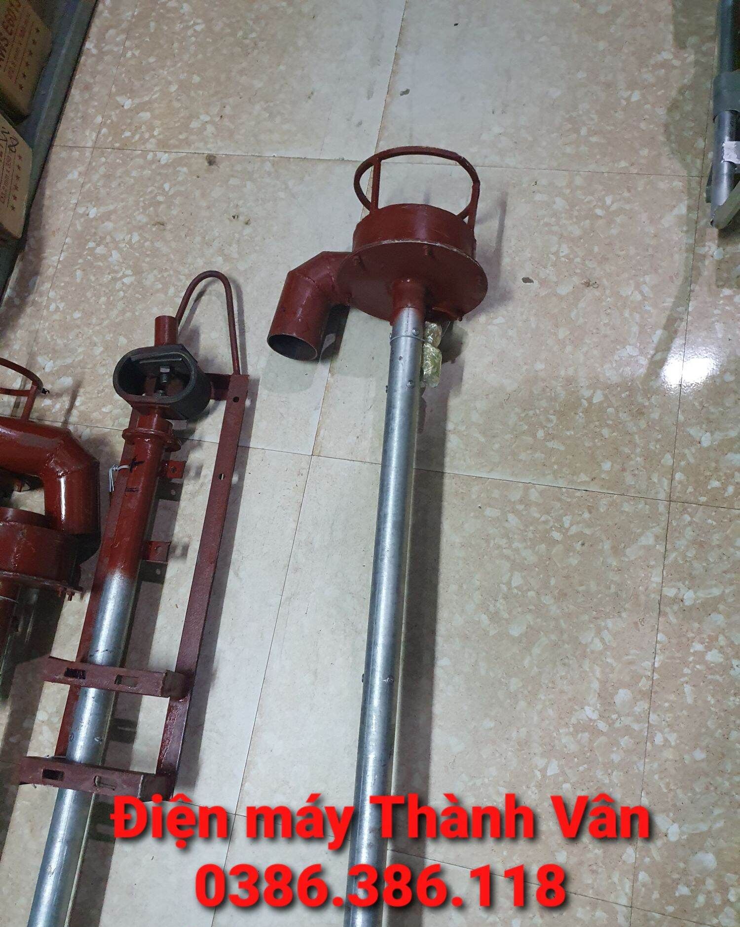 Bộ khung hút nước, hút bioga, bể phốt, hút bùn chạy động cơ điện