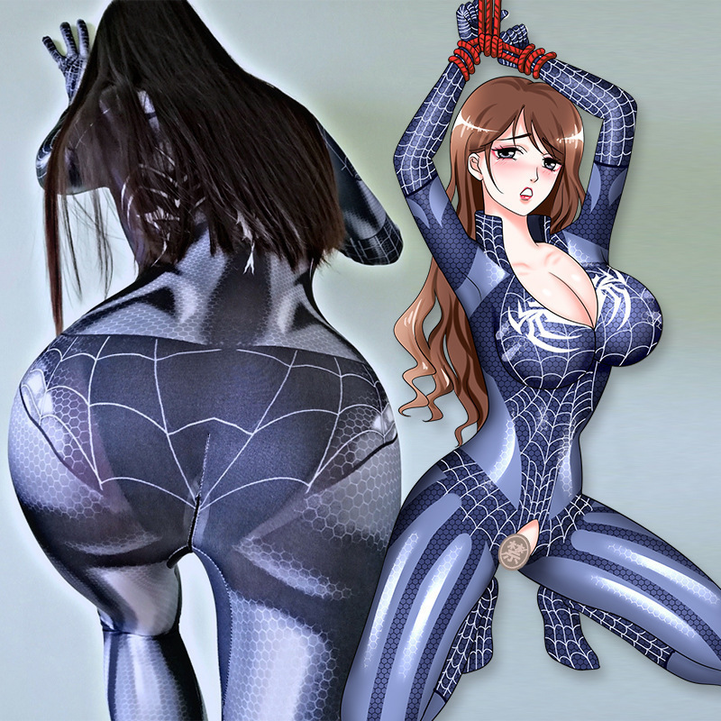 💕 Che Tên 💕 Đầm Ngủ Nữ Sexy Người Nhện Có Dây Kéo Hở Đáy, Hở thân Batman Sexy Gợi Cảm Mát Mẻ Sexy Erotic Lingerie Dress Nightwear pajamas BCS21