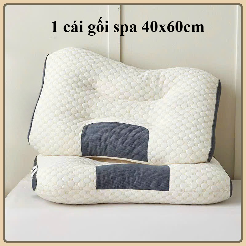 Gối Cao Su Chống Ngáy, Ngủ Ngon Nằm Cực Êm Nội Địa Hàn - Gối Spa Chống Đau Mỏi Vai Gáy - Gối Ngủ Cao Su Chống Đau Mỏi Cổ, Vai, Gáy