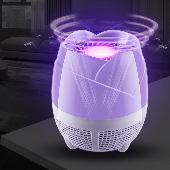 Đèn ngủ bắt muỗi hình hoa sen độc đáo - đèn trang trí ấn tượng