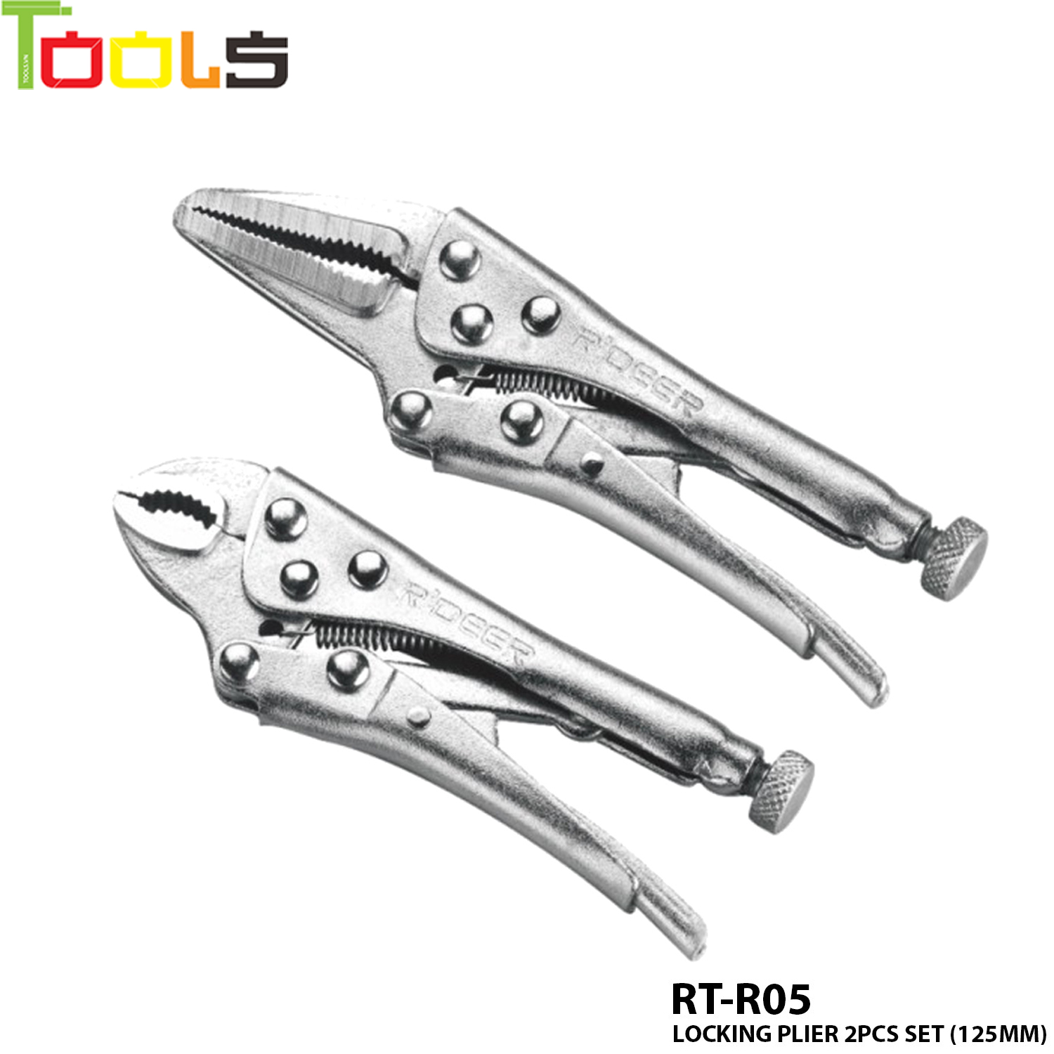 Bộ 2 Kìm chết 5" Mỏ Cong và Mỏ nhọn