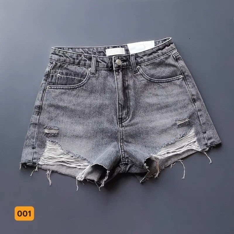 Quần short jean nữ lưng cao mẫu mới hack dáng cá tính,  quần sọt nữ cao cấp chất bò không giãn thời trang Ohlala Fashion - JS001