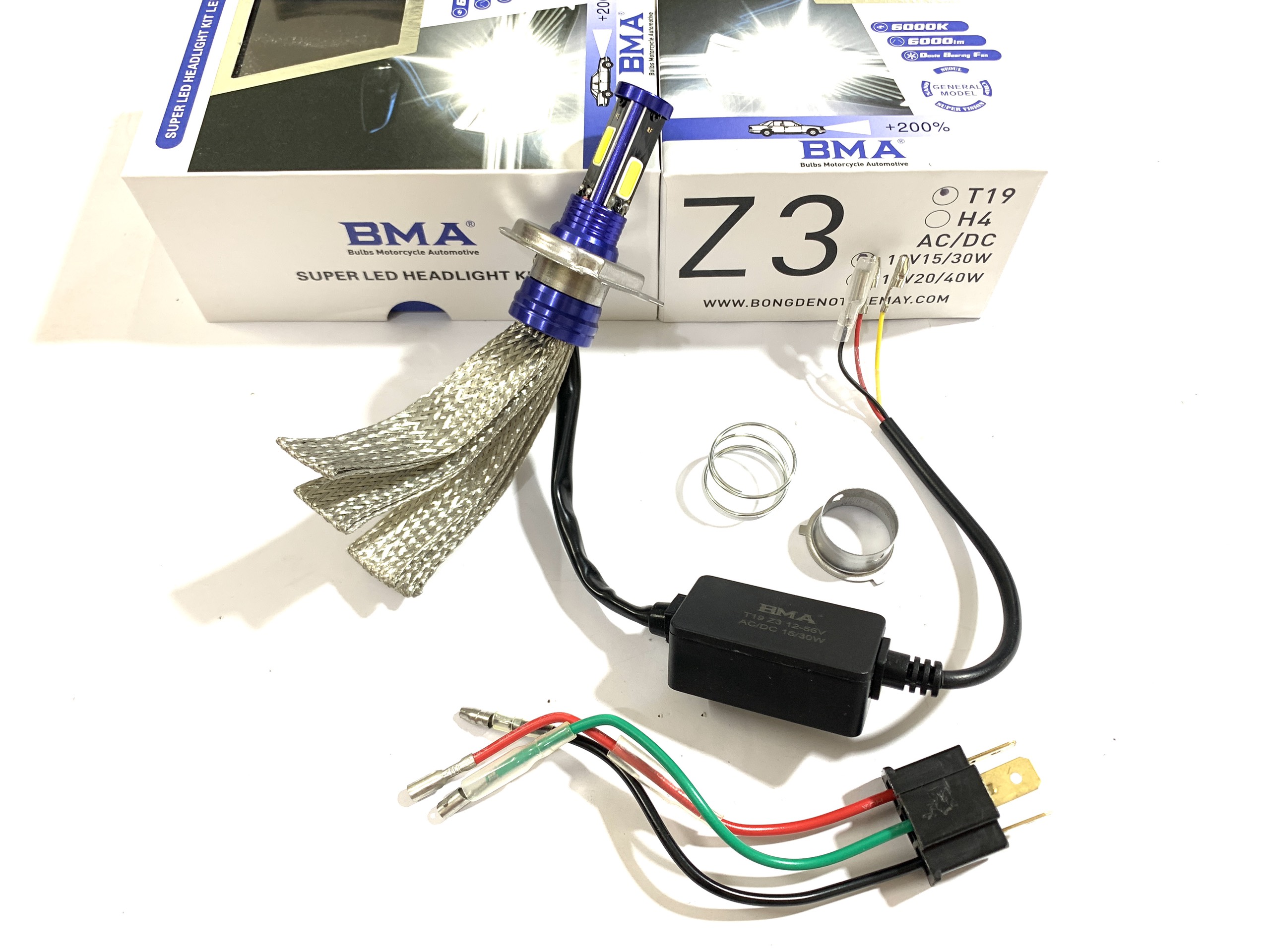 Đèn pha led z3 - z2 hàng chính hãng bma tim siêu sáng cao cấp bảo hành 1 năm