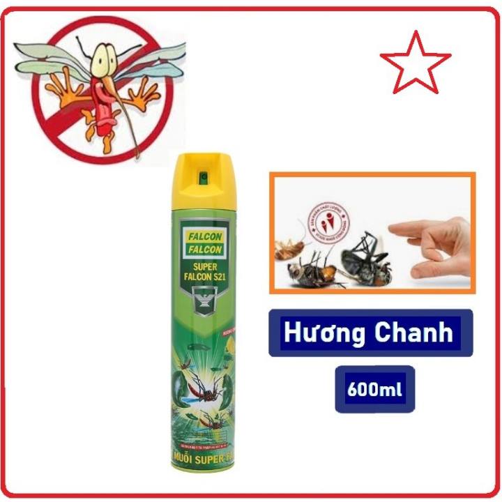 Bình xịt muỗi Falcon hương chanh 600ml tặng thêm 60ml cam kết hàng đúng mô tả chất lượng đảm bảo an toàn đến sức khỏe người sử dụng đa dạng mẫu mã màu sắc kích cỡ